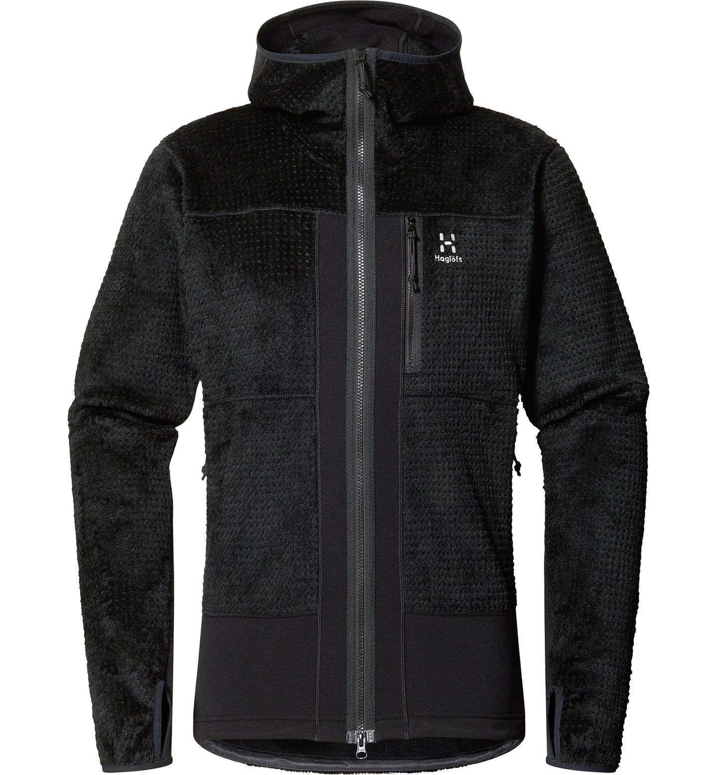 ホグロフス（Haglofs）ヴァッシ ミッド フード（Vassi Mid Hood）606844 カラー：True Black – OUTDOOR  SPECIALITY MOOSE