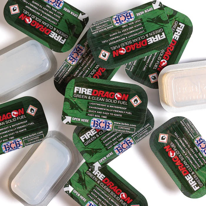 ファイヤードラゴン（FIREDRAGON） ソリッドフューエル 12ブロック(14g)（SOLID FUEL 12 BLOCKS (14g) –  OUTDOOR SPECIALITY MOOSE