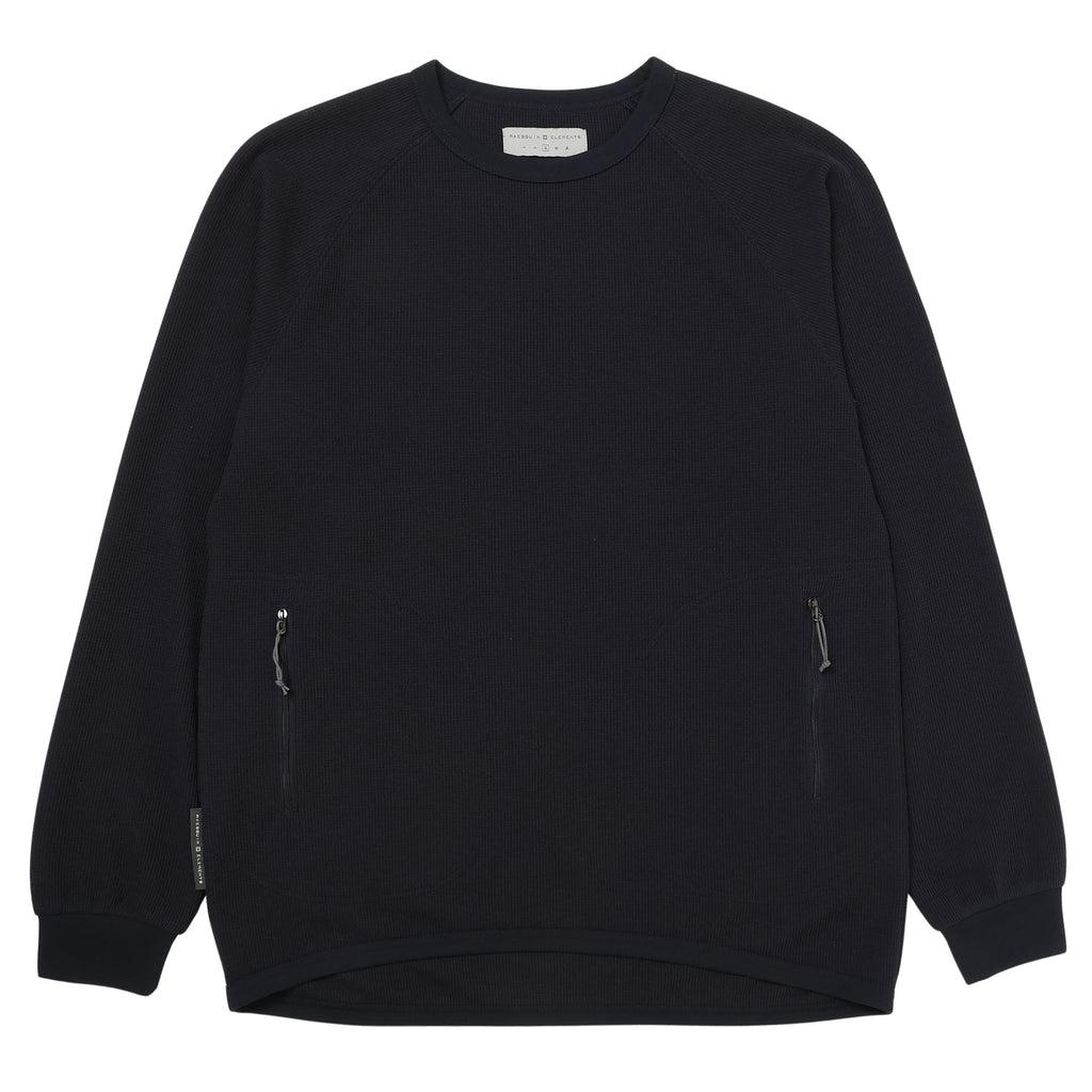 AXESQUIN ELEMENTS ドライワッフルのロングスリーブＴシャツ-2