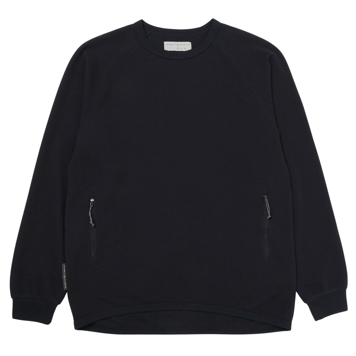 AXESQUIN ELEMENTS ドライワッフルのロングスリーブＴシャツ