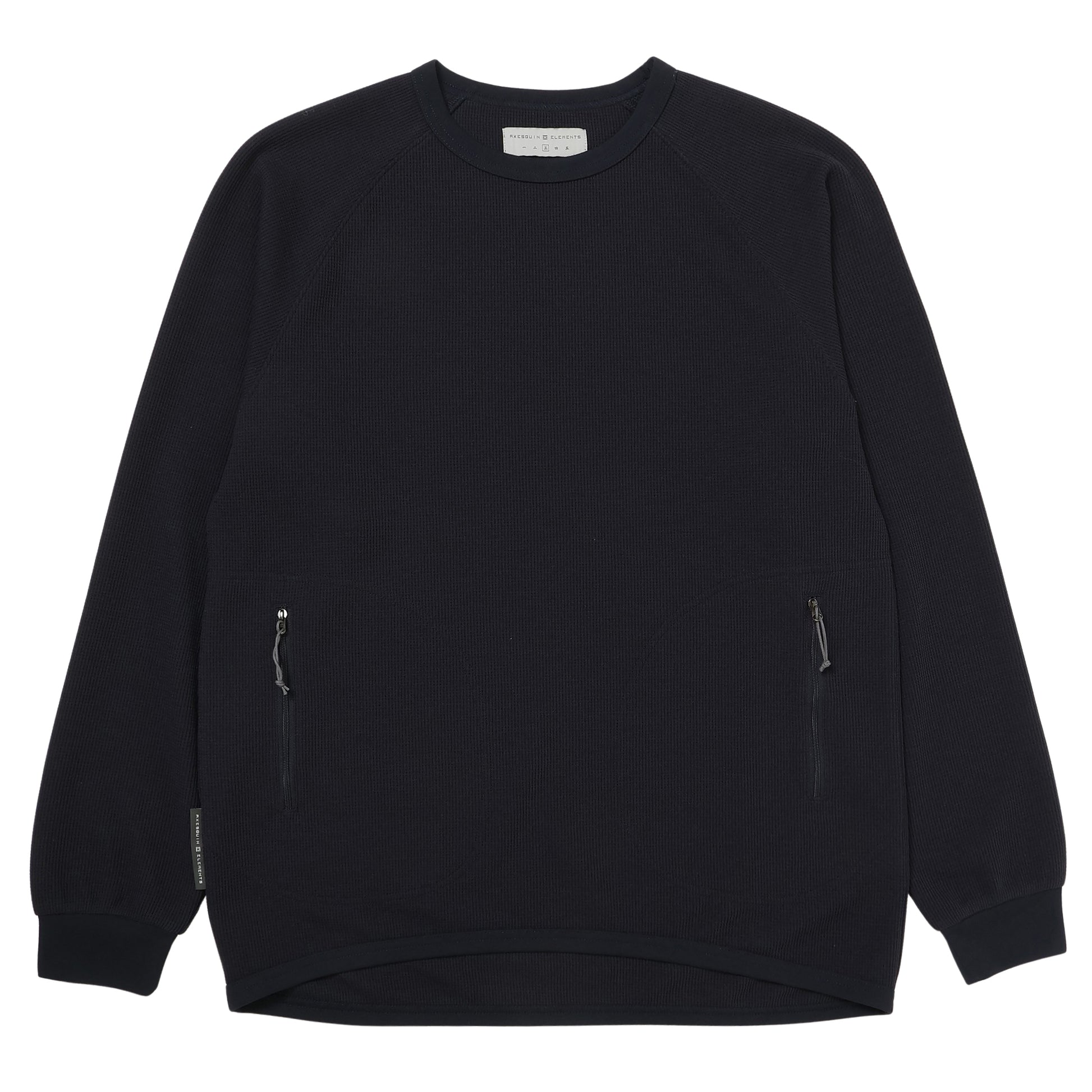 AXESQUIN ELEMENTS ドライワッフルのロングスリーブＴシャツ