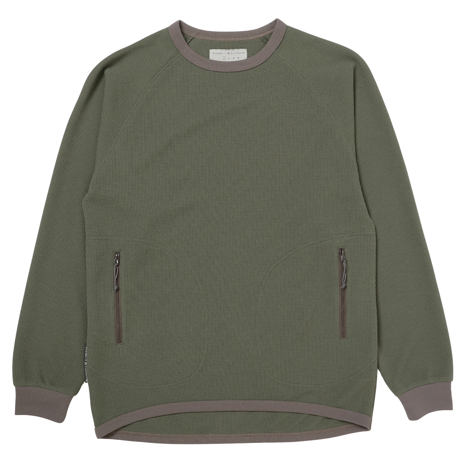 AXESQUIN ELEMENTS ドライワッフルのロングスリーブＴシャツ