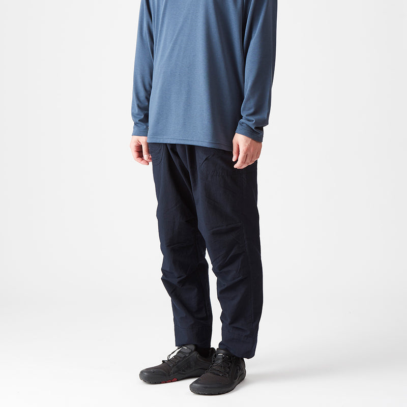 AXESQUIN ELEMENTS タッサーナイロンのルーズパンツ-3