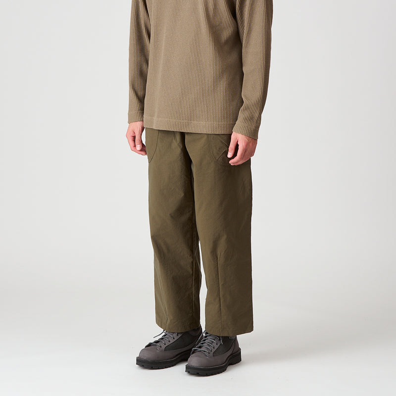 AXESQUIN ELEMENTS ヴィンテージナイロンのカーブパンツ