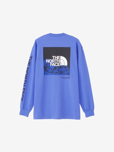 ザ・ノース・フェイス（THE NORTH FACE）ロングスリーブスリーブグラフィックティー（L/S SLEEVE GRAPHIC TEE） NT32438 カラー：ソーラーブルー