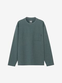 ザ・ノース・フェイス（THE NORTH FACE）ロングスリーブエアリーリラックスティー（L/S AIRY RELAX TEE） NT62345 カラー：スプルースグリーン