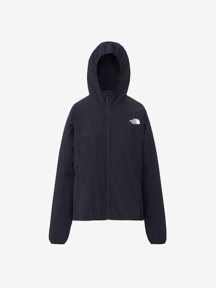 ザ・ノース・フェイス（THE NORTH FACE）【女性用】マウンテンソフトシェルフーディ（MOUNTAIN SOFTSHELL HOODIE） NPW22401 カラー：ブラック