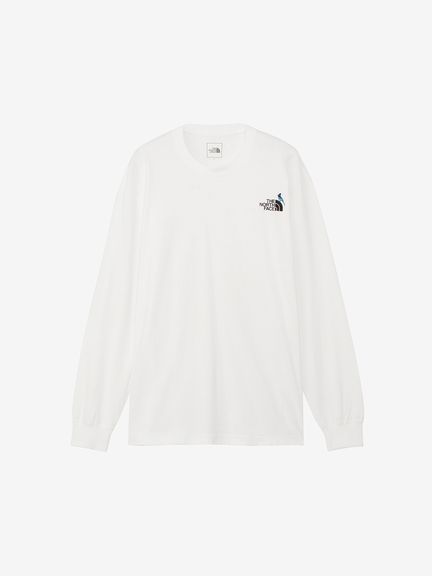 ザ・ノース・フェイス（THE NORTH FACE）ロングスリーブズーピッカーティー（L/S ZOO PICKER TEE） NT32440 カラー：ホワイト