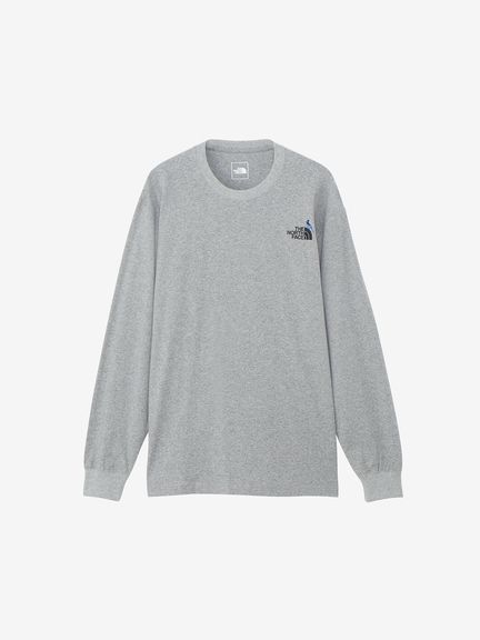 ザ・ノース・フェイス（THE NORTH FACE）ロングスリーブズーピッカーティー（L/S ZOO PICKER TEE） NT32440 カラー：ミックスグレー