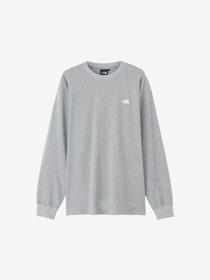 ザ・ノース・フェイス（THE NORTH FACE）ロングスリーブヌプシコットンティー（L/S NUPTSE COTTON TEE） NT32443 カラー：ミックスグレー