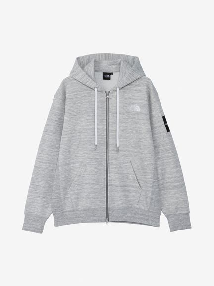 ザ・ノース・フェイス（THE NORTH FACE）スクエアロゴフルジップ（SQUARE LOGO FULL ZIP） NT12335 カラー：ミックスグレー