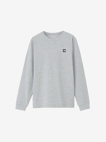 ザ・ノース・フェイス（THE NORTH FACE）【女性用】ロングスリーブスモールボックスロゴティー（L/S SMALL BOX LOGO TEE） NTW32441 カラー：ミックスグレー