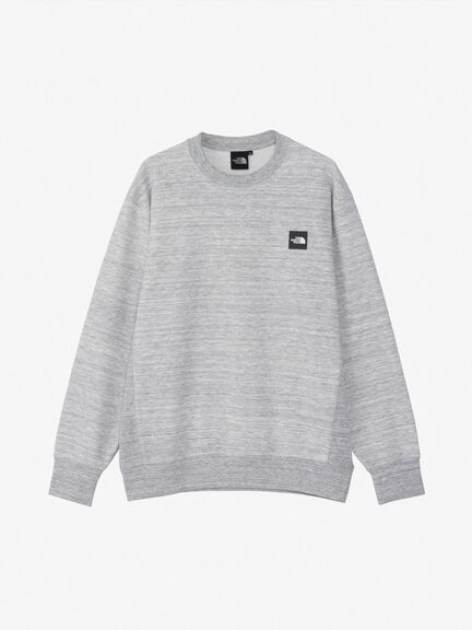 ザ・ノース・フェイス（THE NORTH FACE）ヘザーロゴクルー（HEATHER LOGO CREW） NT12334 カラー：ミックスグレー