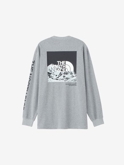 ザ・ノース・フェイス（THE NORTH FACE）ロングスリーブスリーブグラフィックティー（L/S SLEEVE GRAPHIC TEE） NT32438 カラー：ミックスグレー