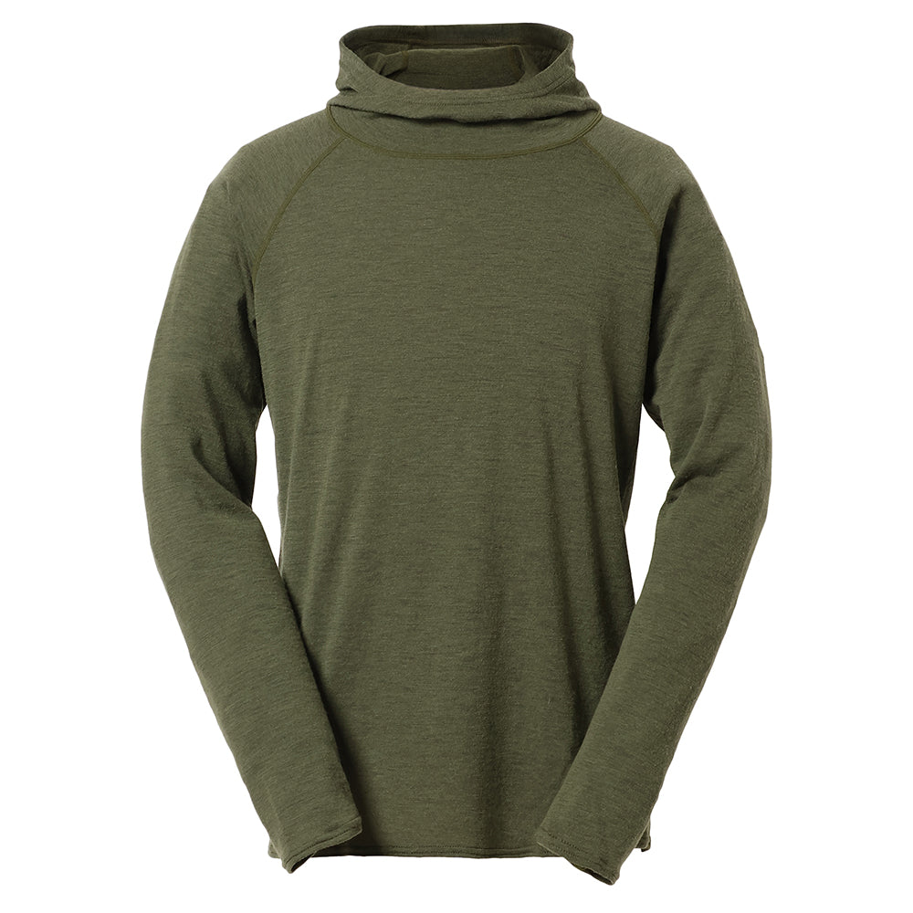 アクシーズクイン（AXESQUIN） メリノウール LSフーディー（Merino Wool LS Hoodie）011046 カラー：R68 –  OUTDOOR SPECIALITY MOOSE