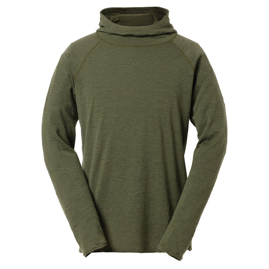 アクシーズクイン（AXESQUIN） メリノウール LSフーディー（Merino Wool LS Hoodie）011046 カラー：R68 Rifle Green