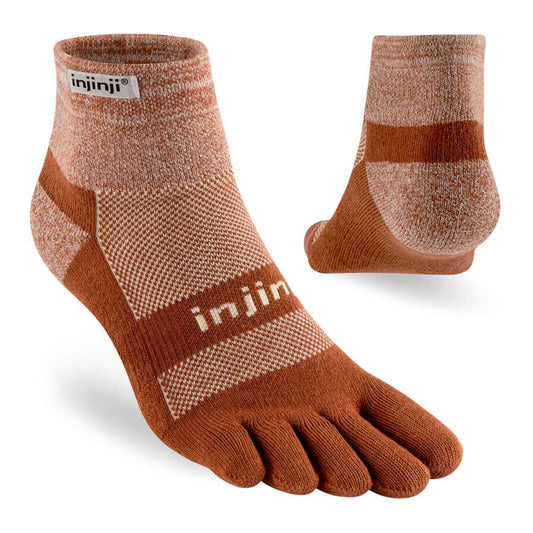 インジンジ（injinji） トレイルミッドウェイトミニクルー 213130 カラー：バーク