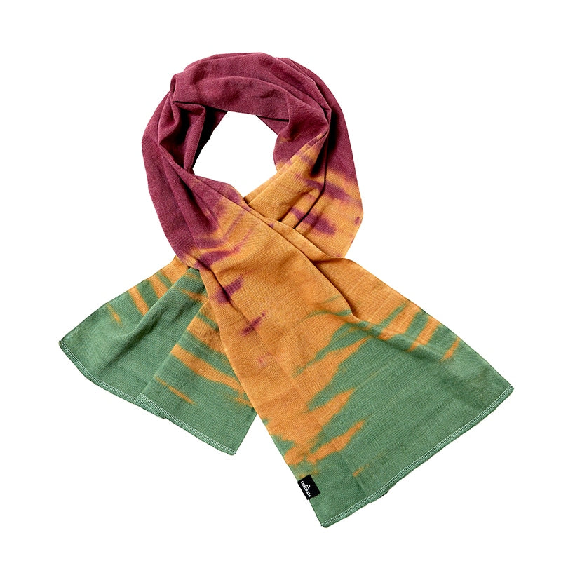 チャオラス スポーツてぬぐい / タイダイ サンセット （マウンテン）正面