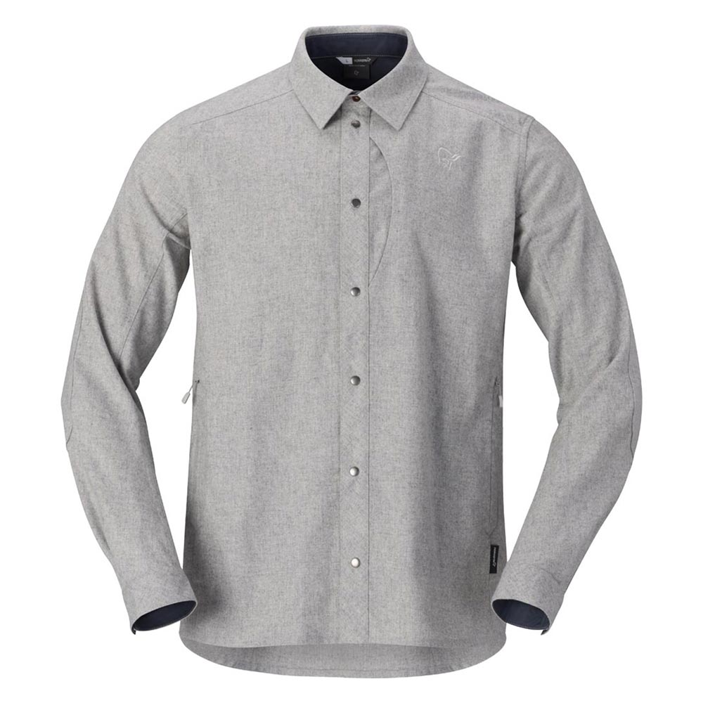 NORRONA tamok wool plain Shirt