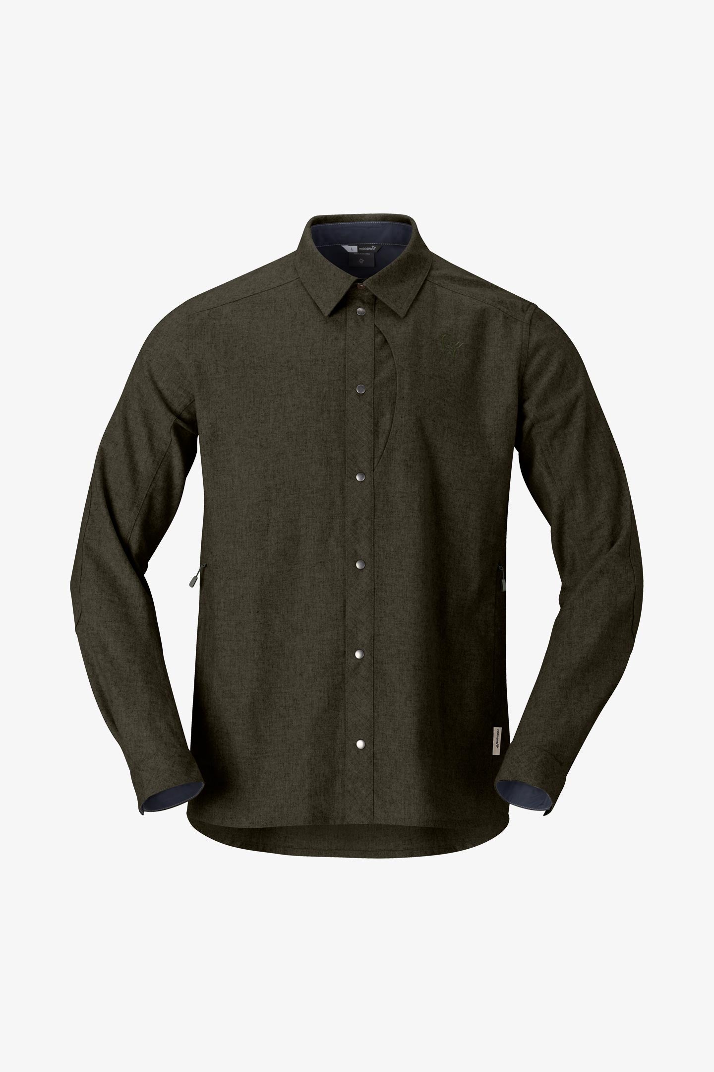 NORRONA tamok wool plain Shirt