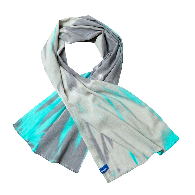 CHAORAS Sports Tenugui Tie-Dye / Green x Gray 81049
