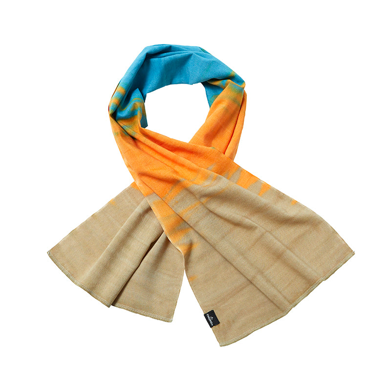 CHAORAS Sports Tenugui Tie-Dye / Blue x Beige 81051