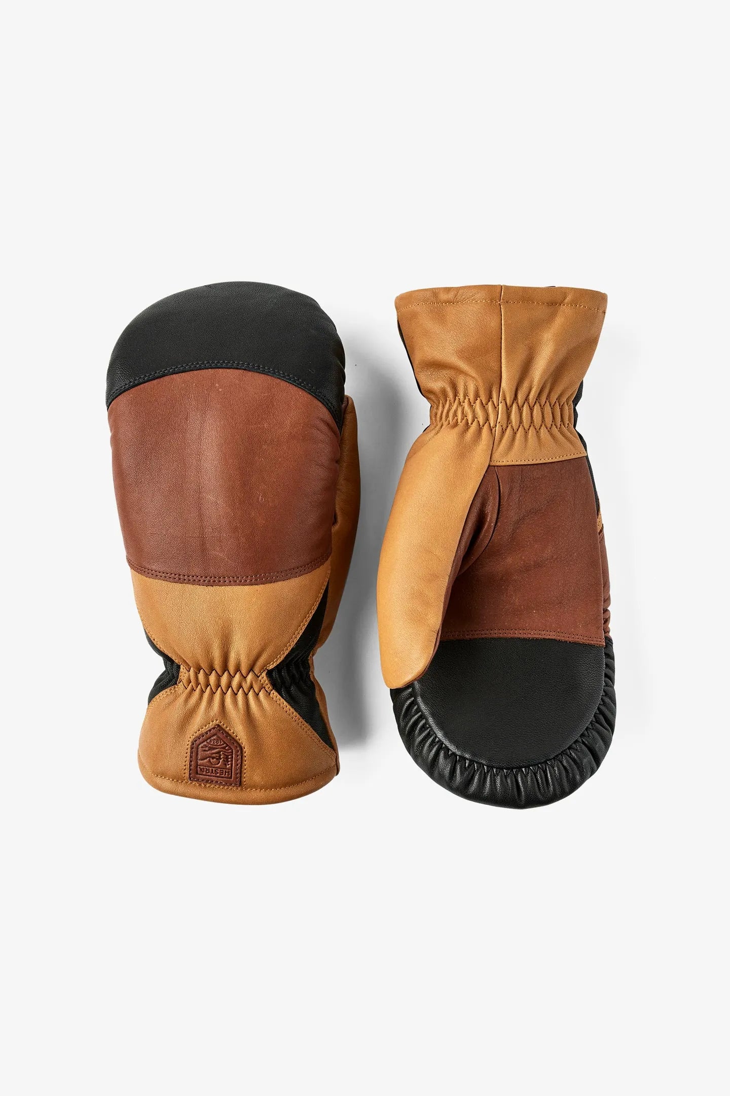 ヘストラ　リミックス ミット　ブラウン　コーク　正面