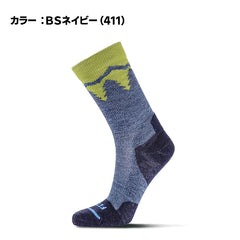 フィッツ（FITS） ライトハイカークルー F1083 カラー：BSネイビー