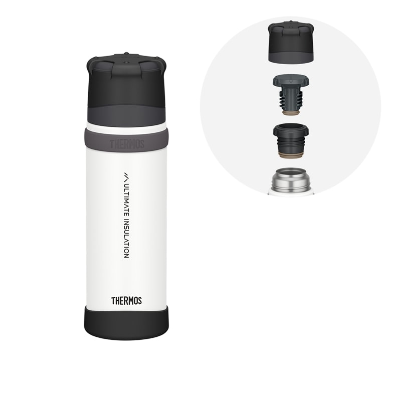 【山専用】ステンレスボトル FFX-502 スノーホワイト