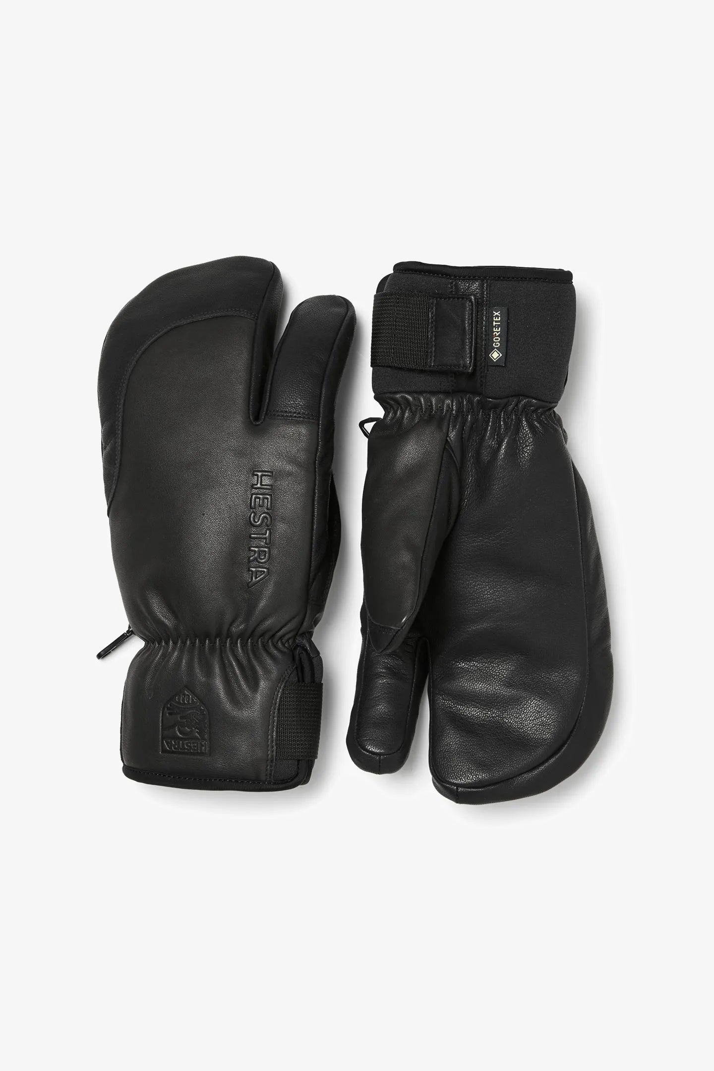 ヘストラ　トポ ジーティーエックス スリーフィンガー　ブラック　正面