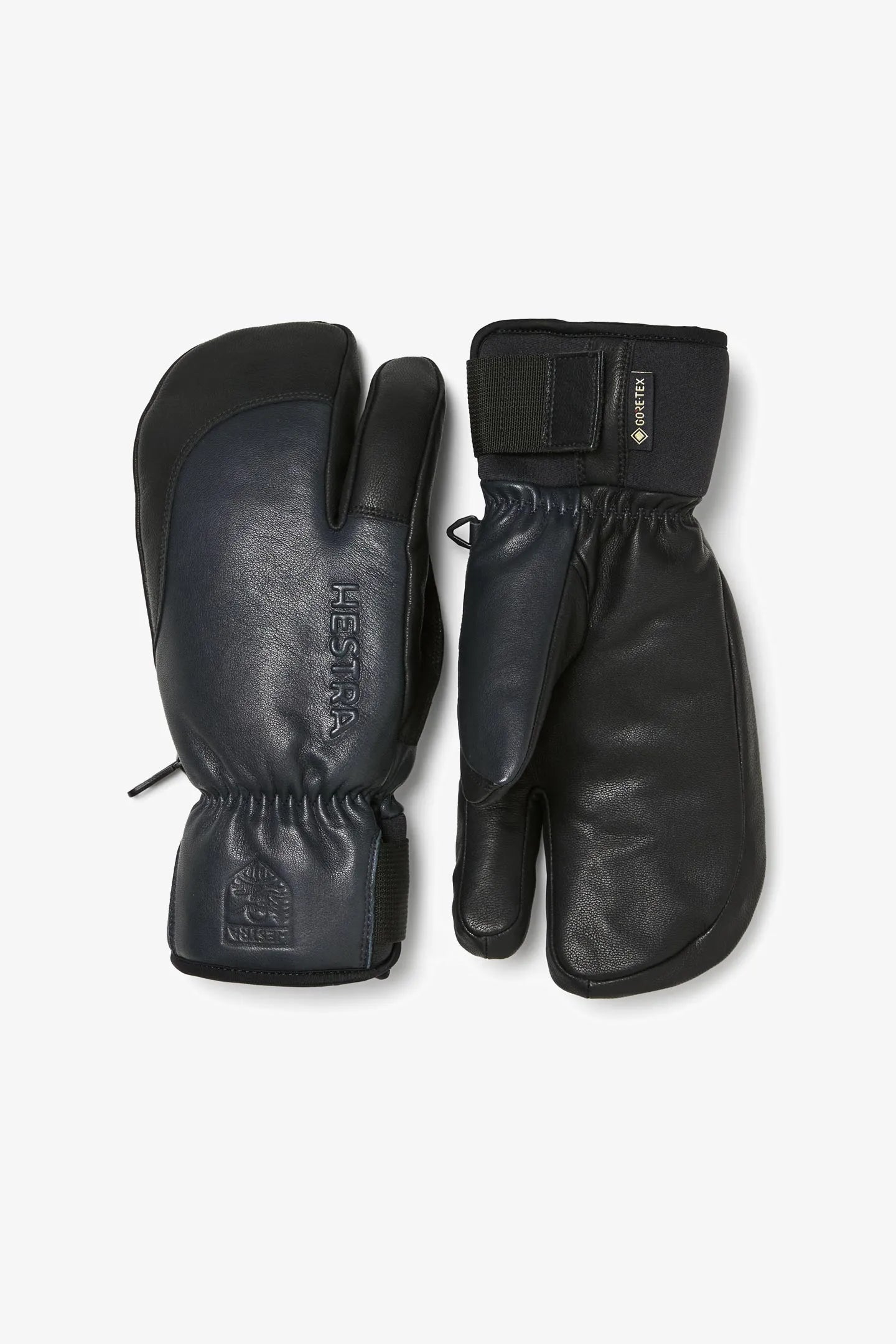 ヘストラ　トポ ジーティーエックス スリーフィンガー　ネイビーブラック　正面