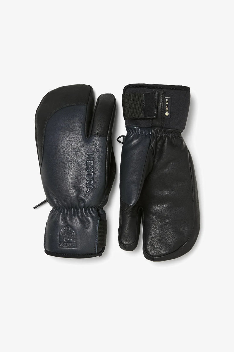 ヘストラ　トポ ジーティーエックス スリーフィンガー　ネイビーブラック　正面