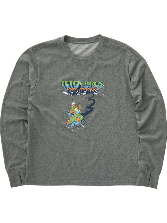 ティートンブロス（Teton Bros.）TB Pow Hounds L/S Tee　TB243-48 カラー：Green Gray