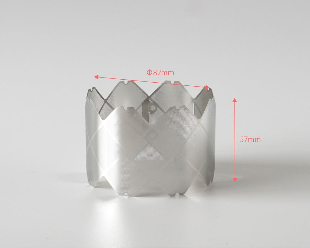 MUNIEQ X-MESH STOVE（ローハイト・Lサイズ）