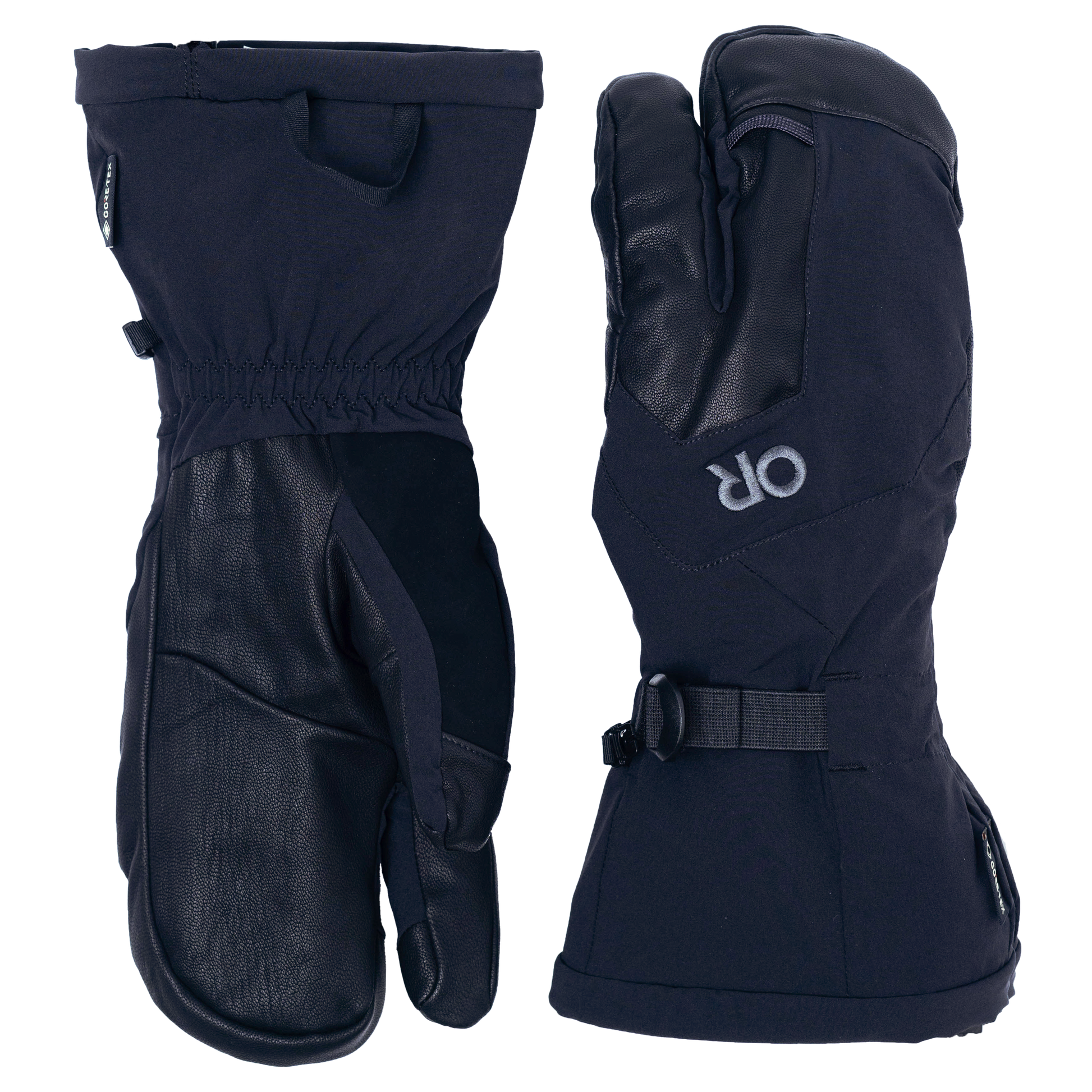 アウトドアリサーチ（OUTDOOR RESEARCH）アレート モジュラー ゴアテックス 3フィンガー グローブ（Arete Modular Gore-Tex 3-Finger Gloves） 322153 カラー：Black