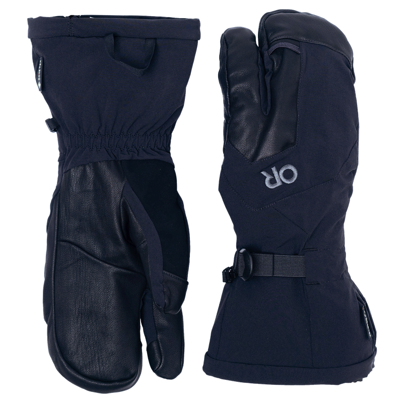 アウトドアリサーチ（OUTDOOR RESEARCH）アレート モジュラー ゴアテックス 3フィンガー グローブ（Arete Modular Gore-Tex 3-Finger Gloves） 322153 カラー：Black