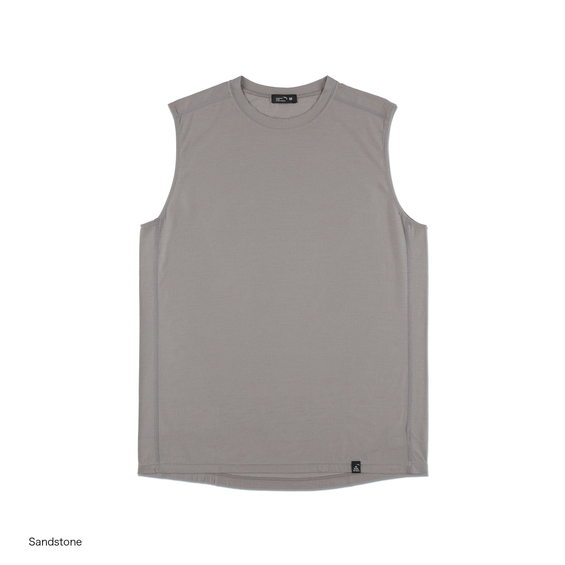 STATIC RAW SLEEVELESS