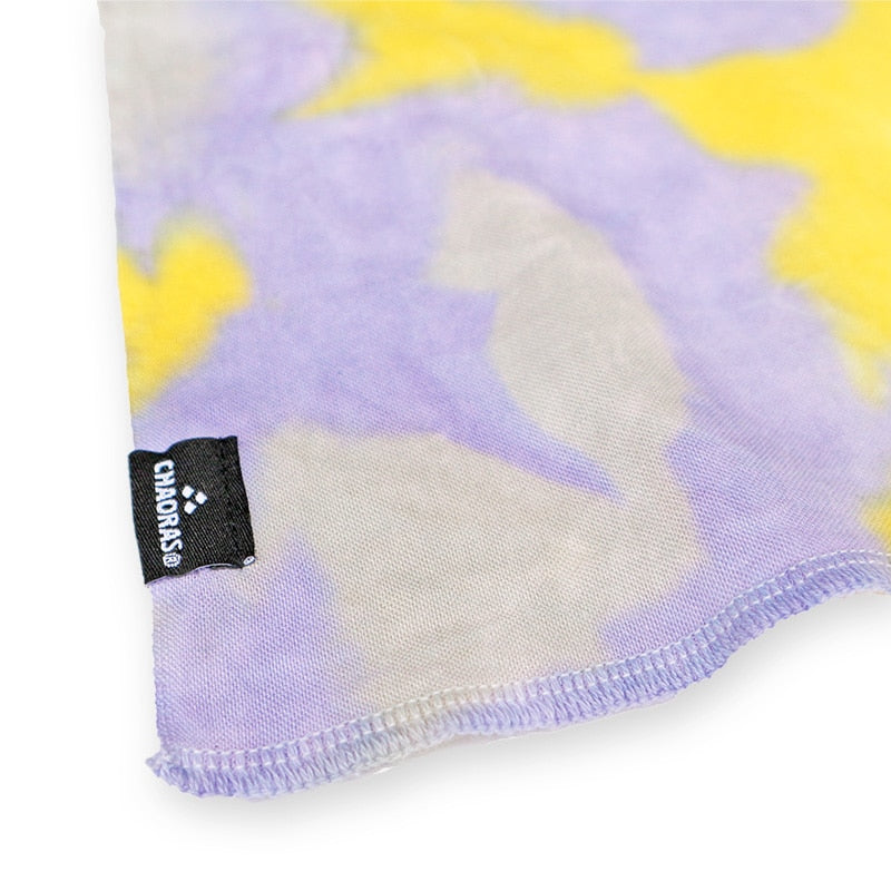 CHAORAS Sports Tenugui Tie-Dye / Yellow Purple