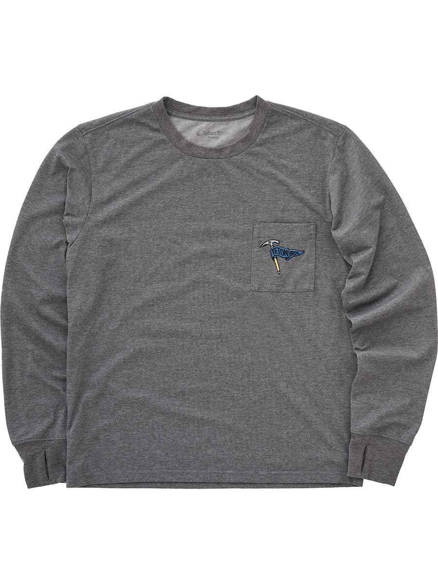 ティートンブロス（Teton Bros.） TB アックスロングスリーブティー（TB Axe L/S Tee）TB243-50 カラー：Gray