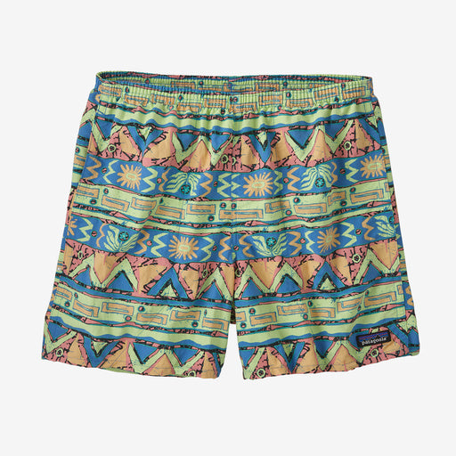 パタゴニア（Patagonia）メンズ・バギーズ・ショーツ ５インチ（M's Baggies Shorts - 5 in.） 57022 カラー：HGSA（High Hopes Geo: Salamander Green）