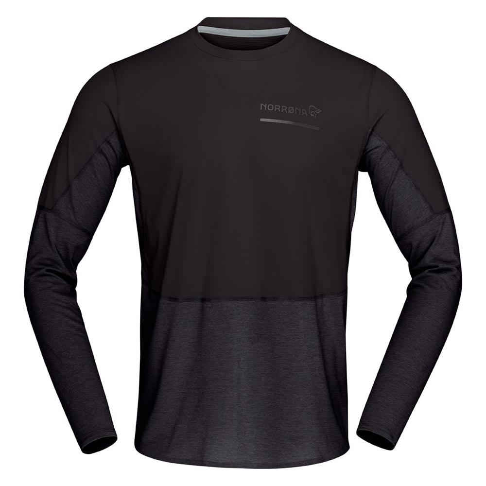 NORRONA Senja Equalizer Lightweight Long Sleeve Men's (5820-23) Color: Caviar