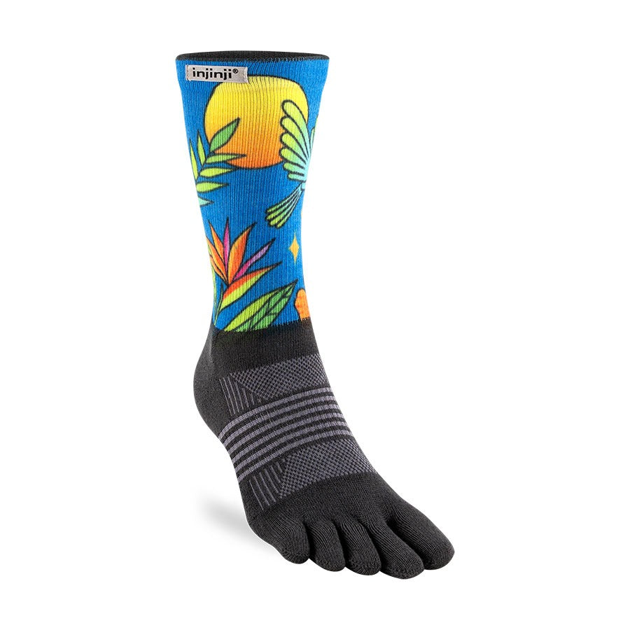 injinji【女性用】アーティストデザイン トレイルミッドウェイトクルー