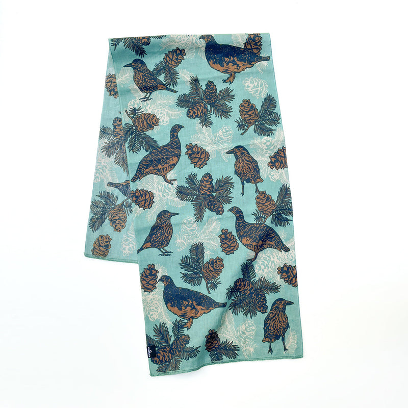 CHAORAS Sports Hand Towel / Ptarmigan &amp; Nutcracker