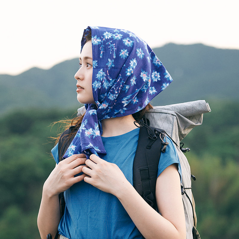 CHAORAS スポーツてぬぐい / タテヤマリンドウ