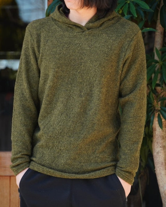 アパラチアンギアーカンパニー（APPALACHIAN GEAR COMPANY）メンズ アルパカフリースフーディ（M's All-Paca Fleece Hoodie）AFH-M カラー：Olive