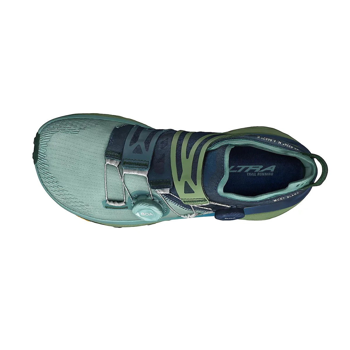 アルトラ（ALTRA） モンブランボア メンズ（MONT BLANC BOA® M 'S）AL0A7R6E カラー：BLUE/GREEN –  OUTDOOR SPECIALITY MOOSE