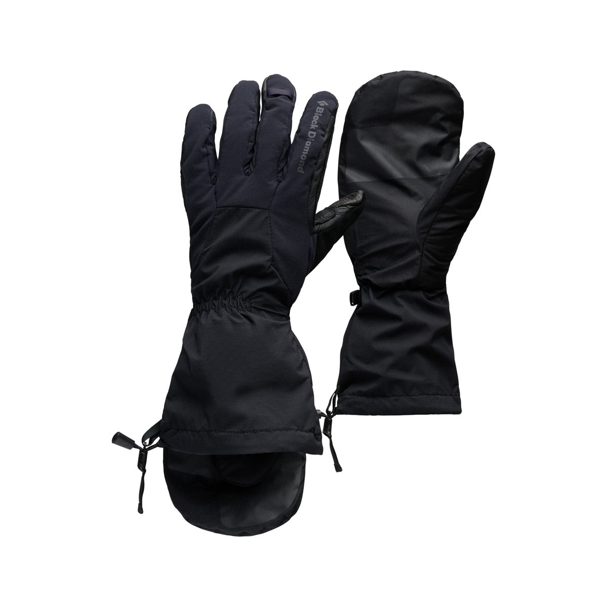 ブラックダイヤモンド ヘリオツアーグローブ　ブラック　正面