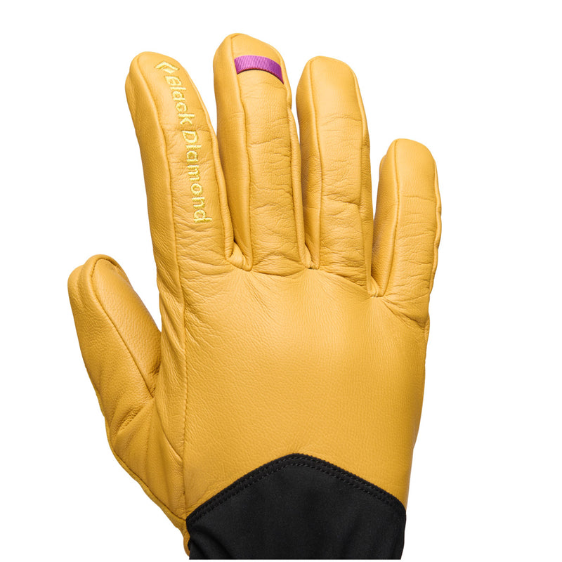 ブラックダイヤモンド ツアーグローブ　ビーズワックス/ブラック　左手