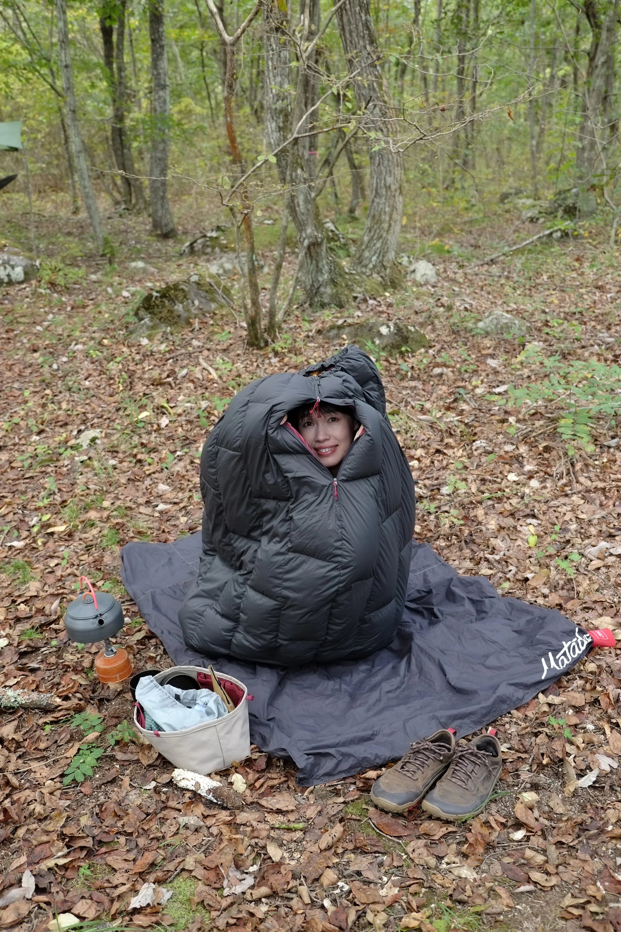 アグラスカート　SP　ダウン　シェルター使用例