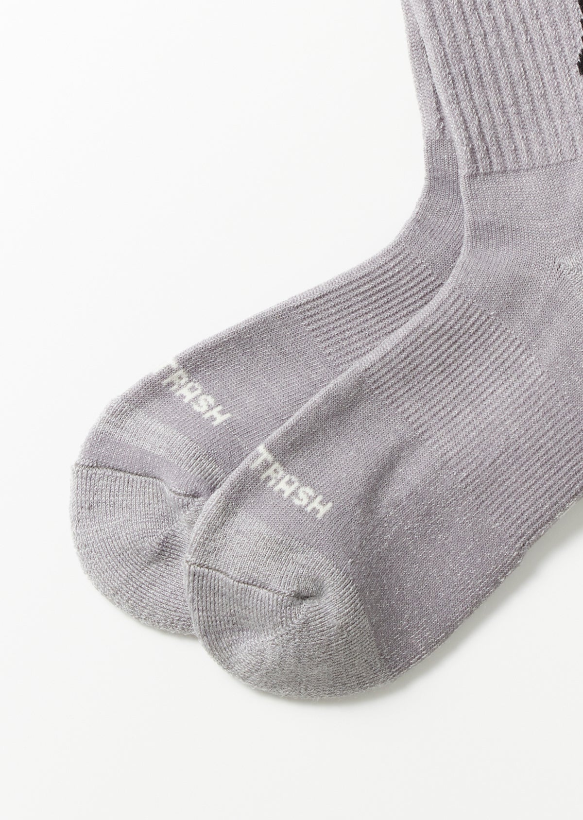 ハイカートラッシュ H.Y.O.H HIKE TREK CREW　GRY / BLK / WHT　つま先